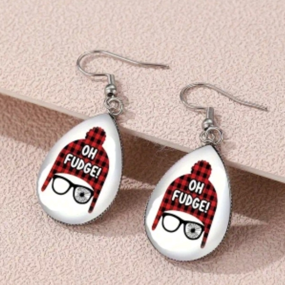 A Christmas Story Christmas Holiday Dangle Earrings
